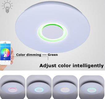 Aplica LED RGB Dimabila cu Difuzor, Bluetooth si Telecomanda 36w - imagine 2