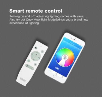 Aplica LED RGB Dimabila cu Difuzor, Bluetooth si Telecomanda 36w - imagine 3