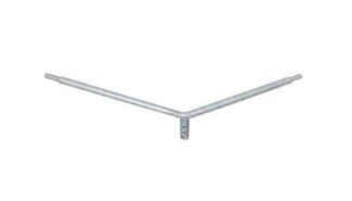 Brat Dublu 2X50 CM 90 Grade Pentru Stalp Galvanizat