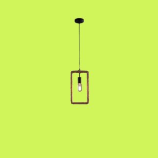 Pendul E27 Dreptunghi Sfoara