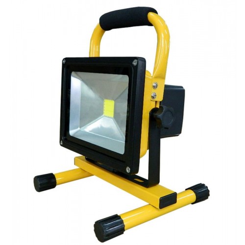 Proiector LED 20W cu Acumulator si Suport