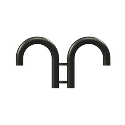Brat Dublu pentru Stalp Metalic Decorativ