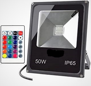 Proiector LED 50W Slim RGB Telecomanda