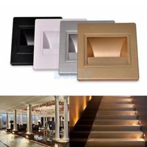Spot LED cu Senzor pt Trepte 1w - Argintiu